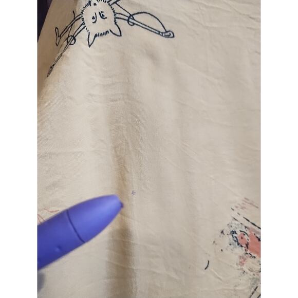 Vintage Equestrian Fox Hunting Dogs Hounds Yellow English Scarf 29 x 30 square - Picture 13 of 15